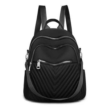 Mochila pequeña mujer tela negro